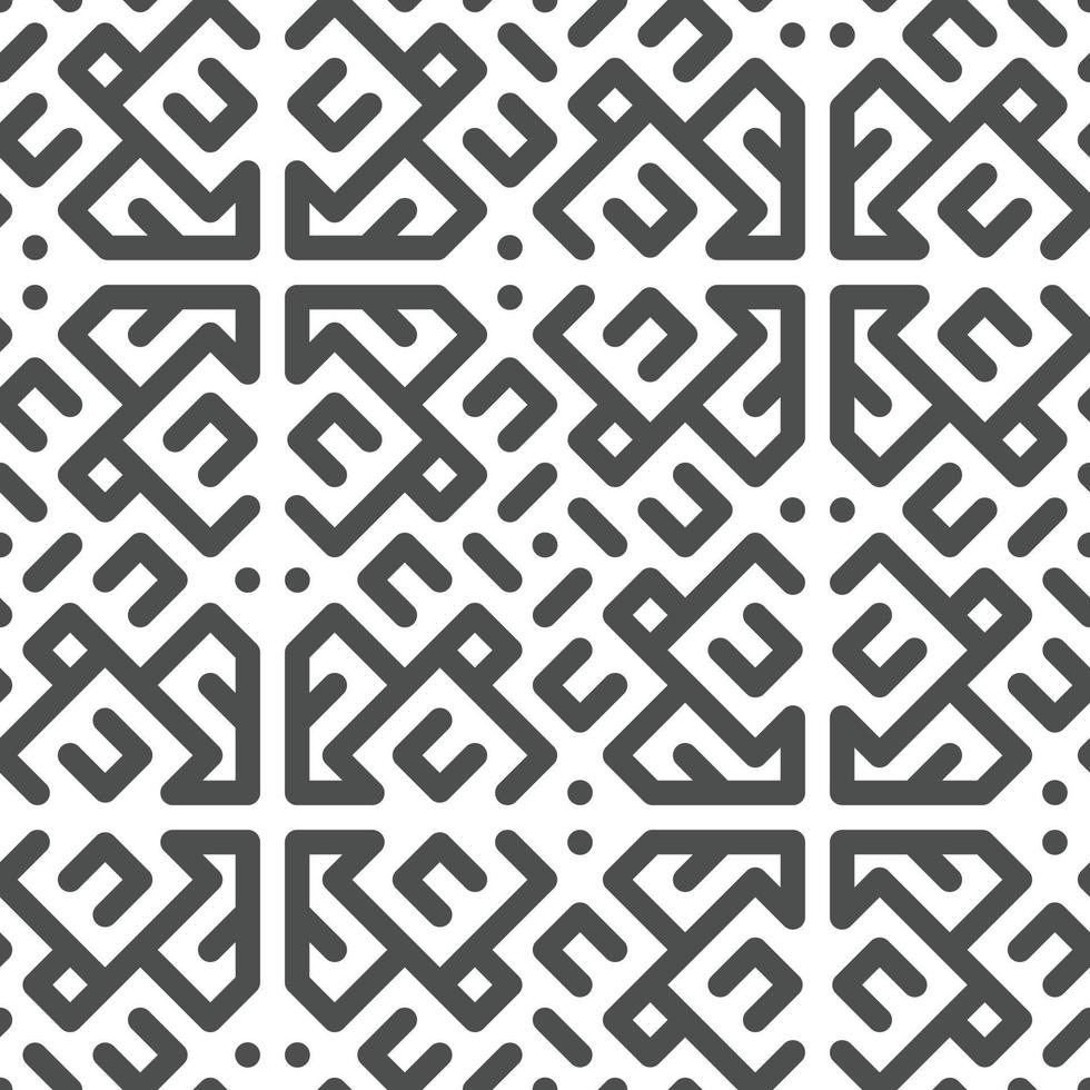 Abstract seamless geometric shape lines pattern vector