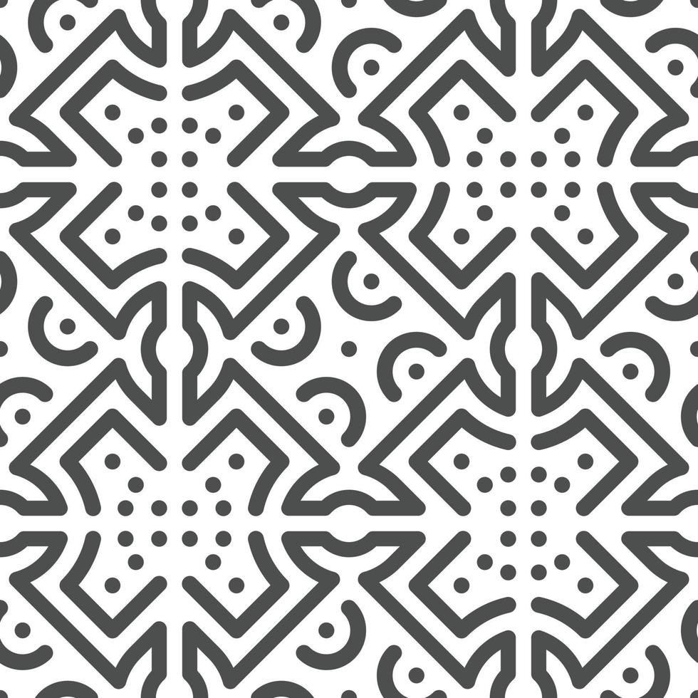 Abstract seamless geometric shape lines pattern vector