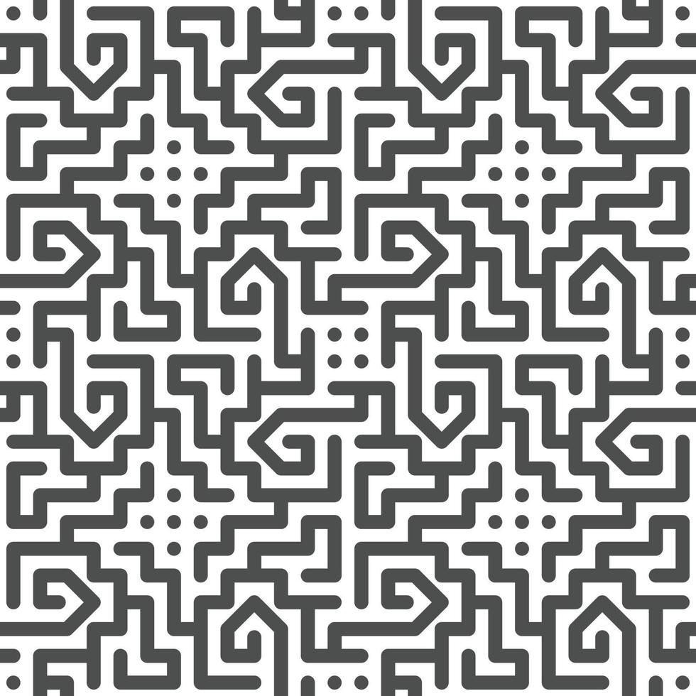 Abstract seamless geometric shape lines pattern vector
