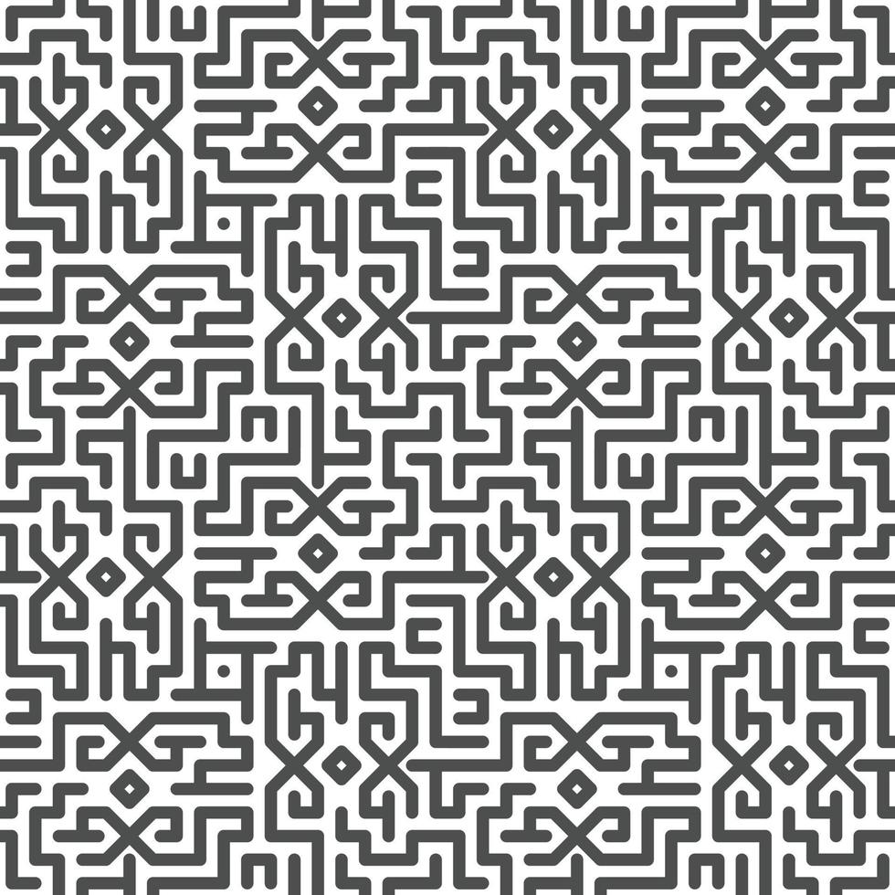 Abstract seamless geometric shape lines pattern vector