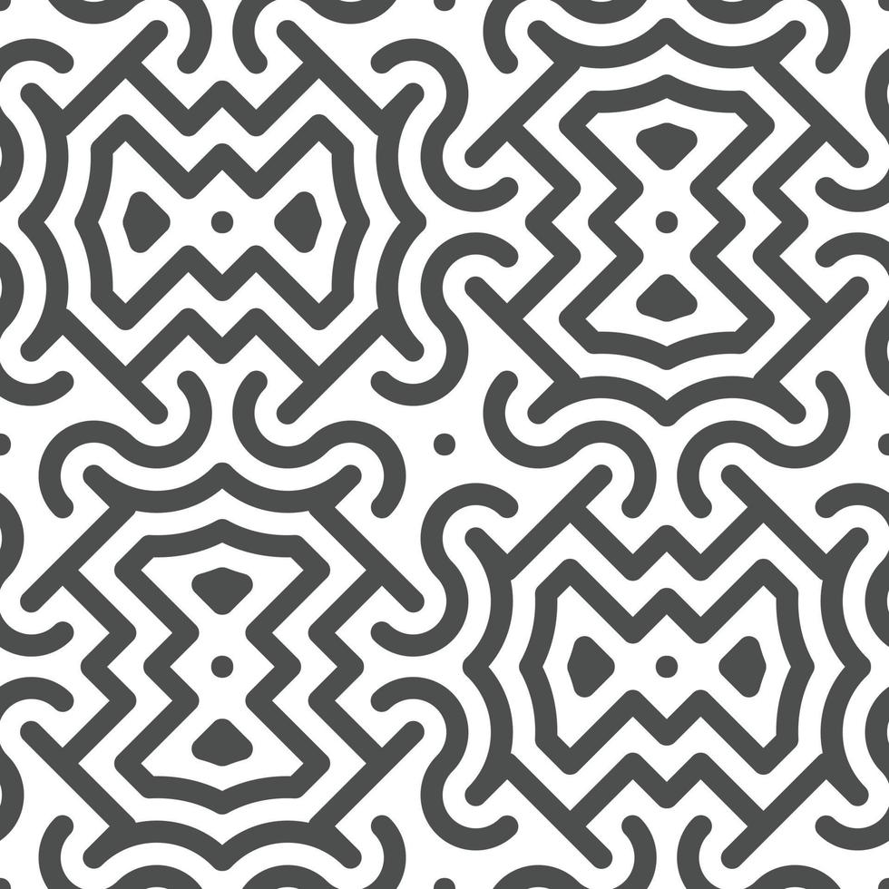 Abstract seamless geometric shape lines pattern vector
