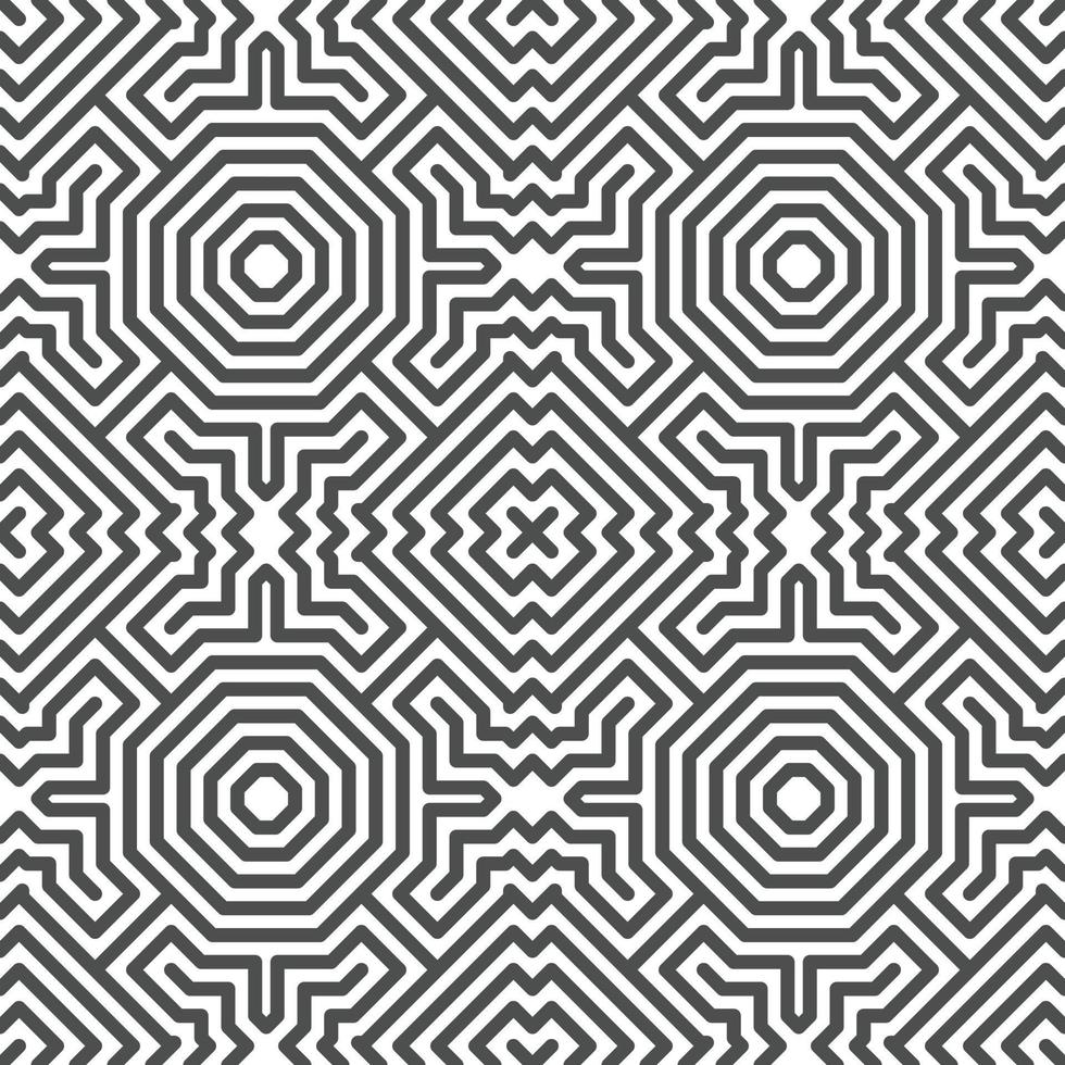 Abstract seamless geometric shape lines pattern vector