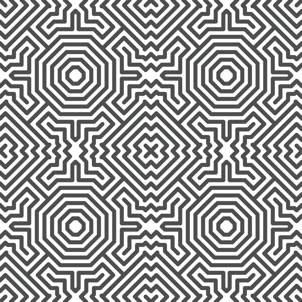 Abstract seamless geometric shape lines pattern vector