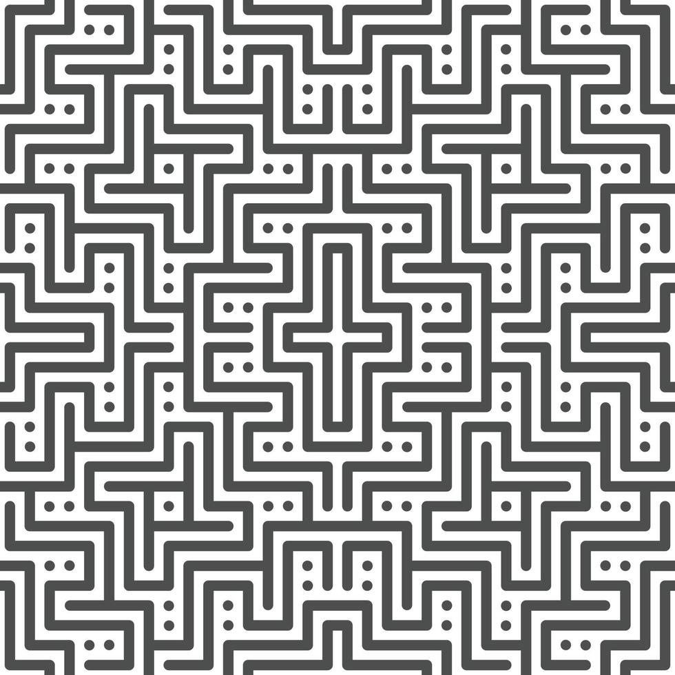 Abstract seamless geometric shape lines pattern vector