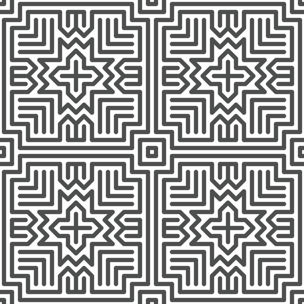Abstract seamless geometric shape lines pattern vector
