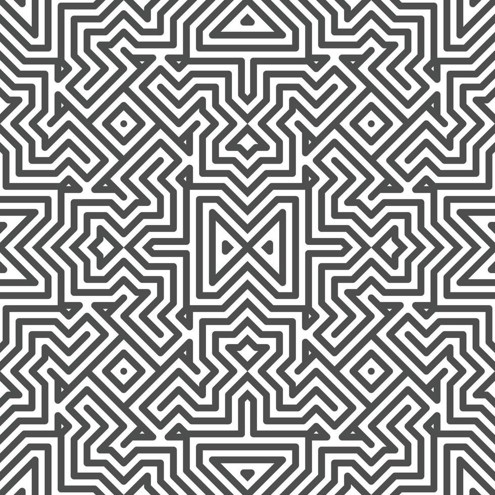 Abstract seamless geometric shape lines pattern vector