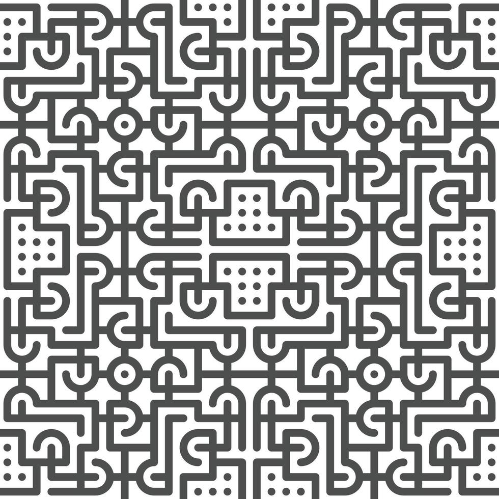 Abstract seamless geometric shape lines pattern vector