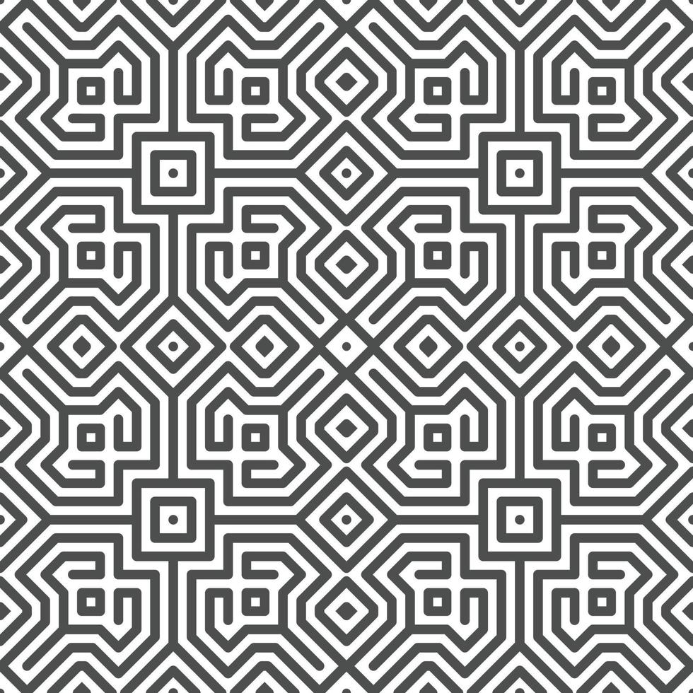 Abstract seamless geometric shape lines pattern vector