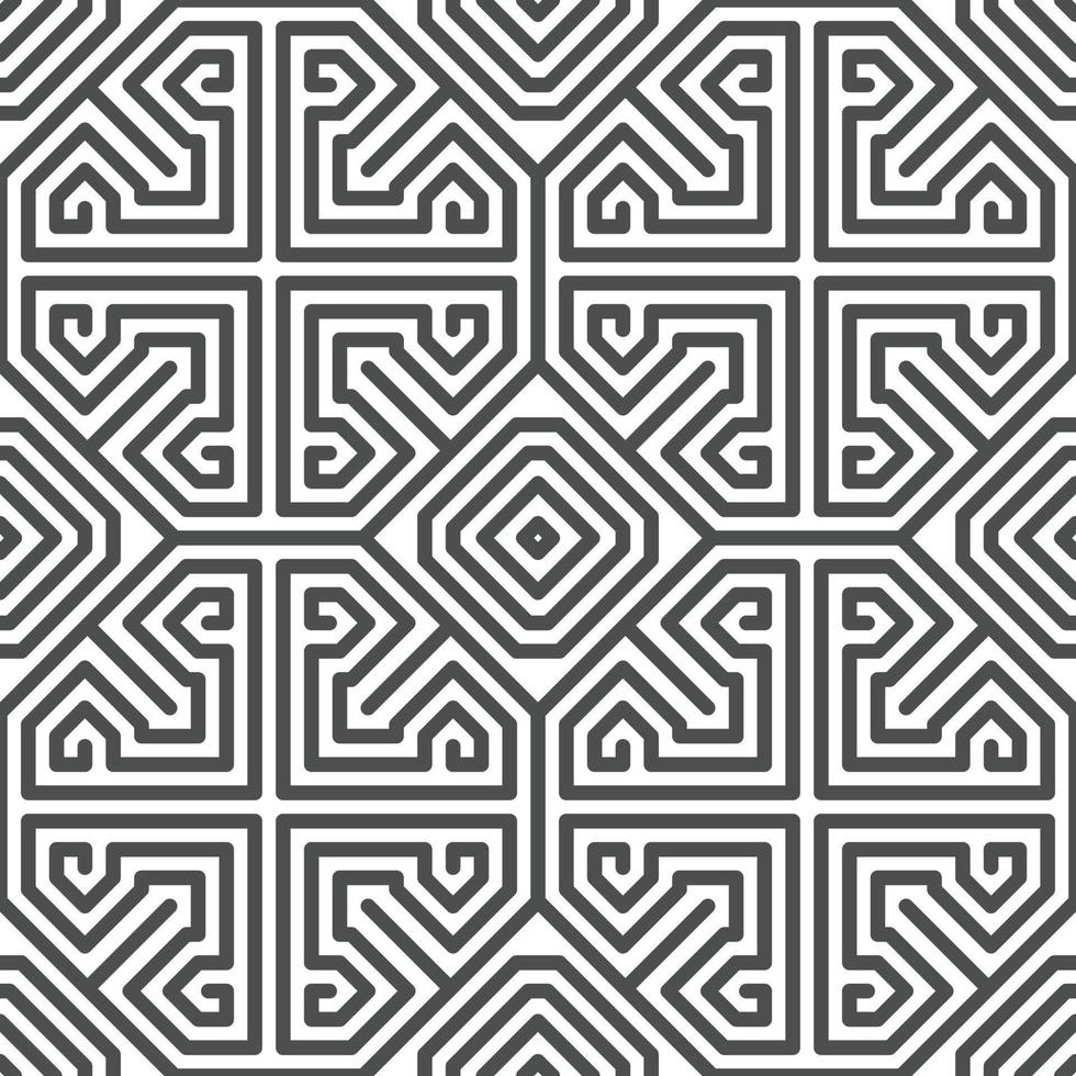 Abstract seamless geometric shape lines pattern vector