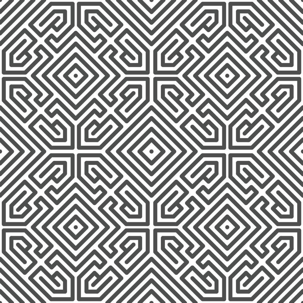 Abstract seamless geometric shape lines pattern vector