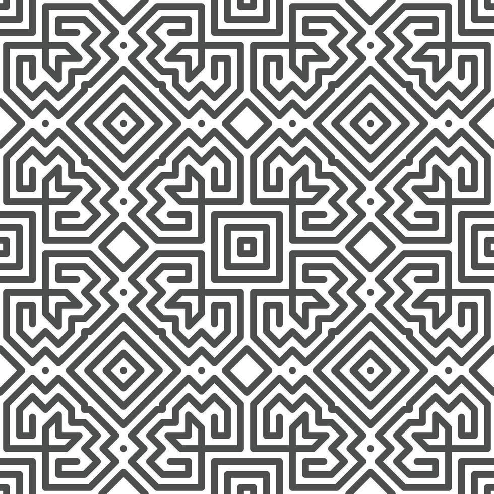 Abstract seamless geometric shape lines pattern vector