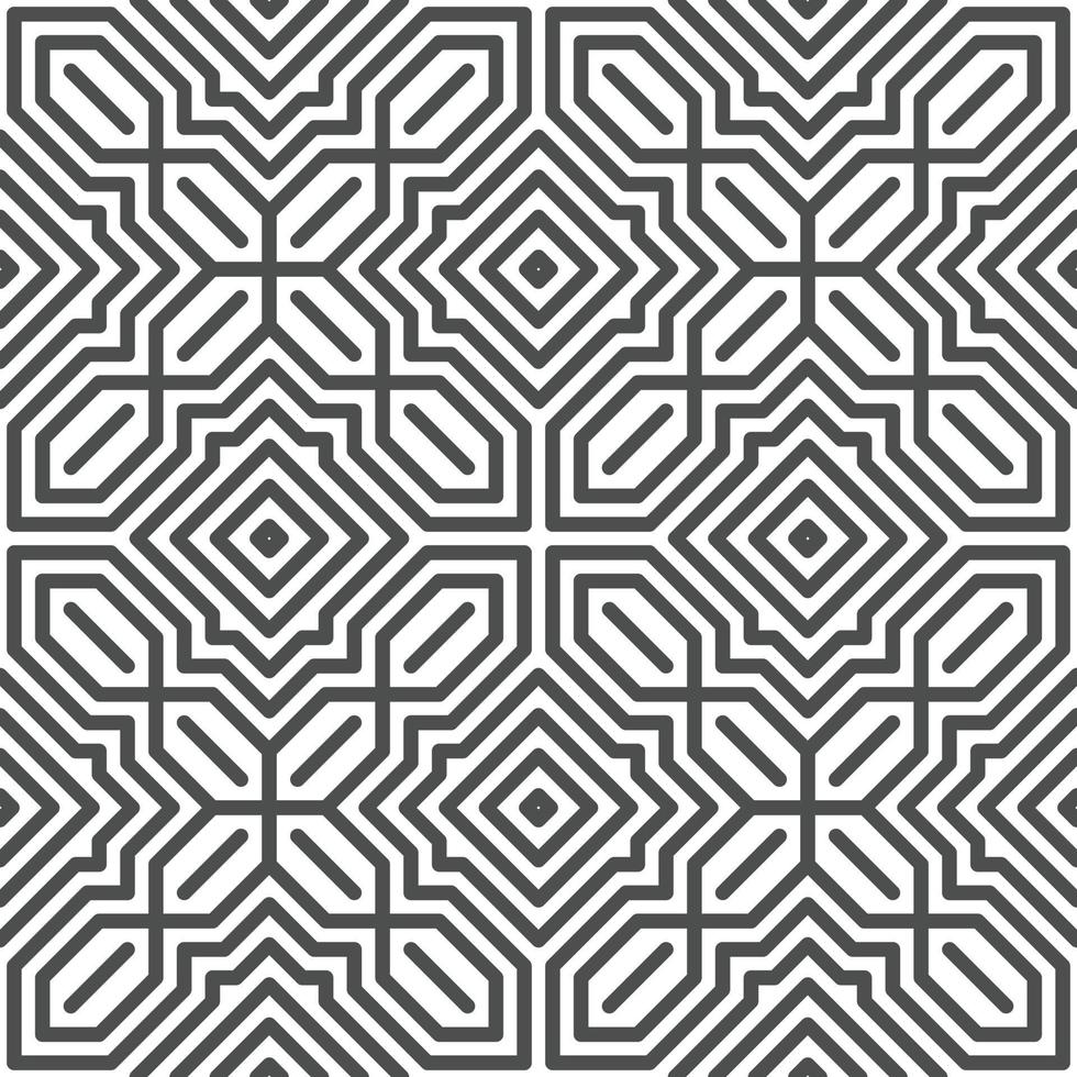 Abstract seamless geometric shape lines pattern vector
