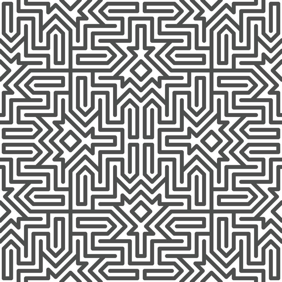Abstract seamless geometric shape lines pattern vector