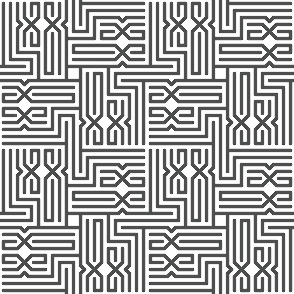 Abstract seamless geometric shape lines pattern vector