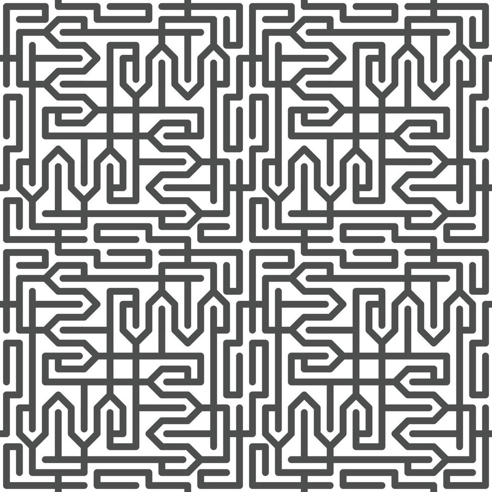 Abstract seamless geometric shape lines pattern vector