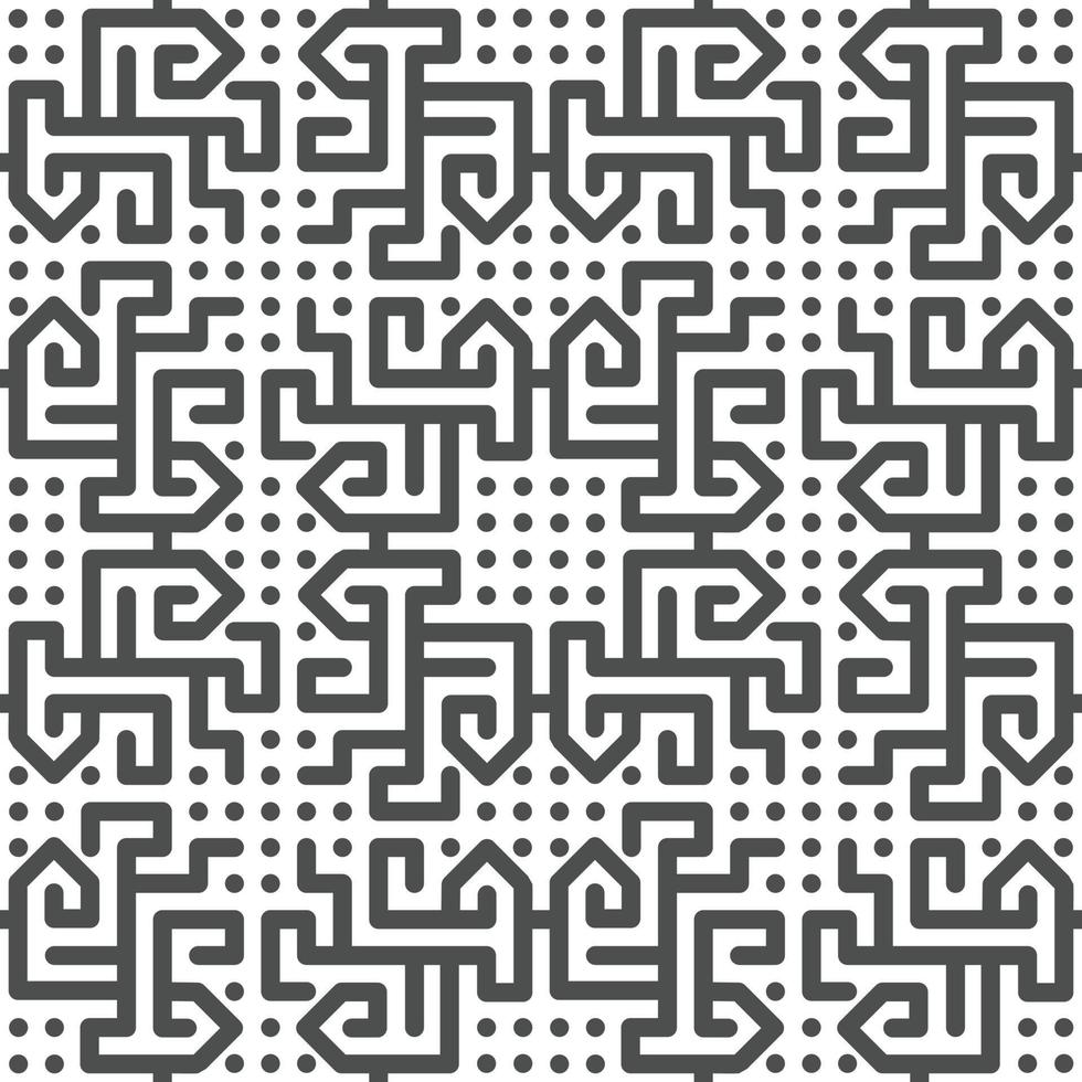 Abstract seamless geometric shape lines pattern vector
