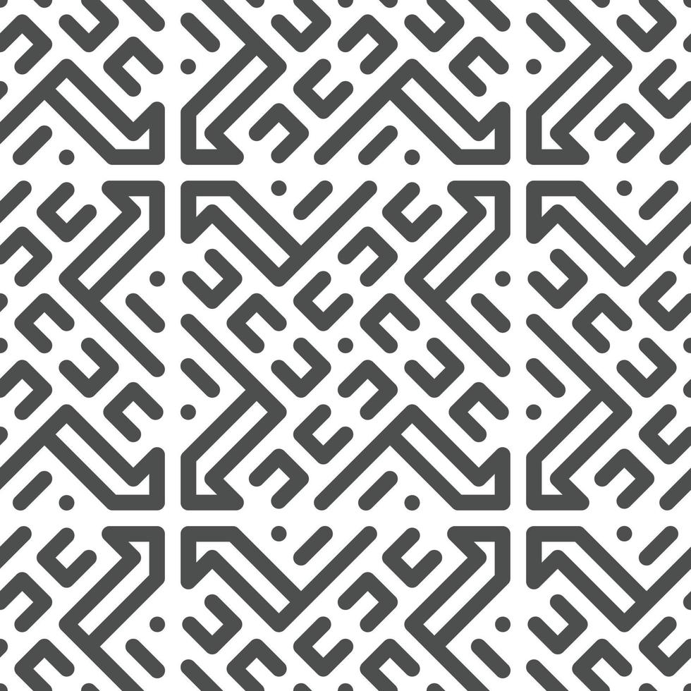 Abstract seamless geometric shape lines pattern vector