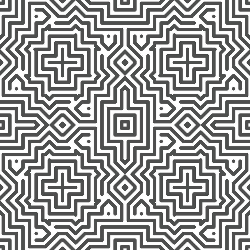 Abstract seamless geometric shape lines pattern vector