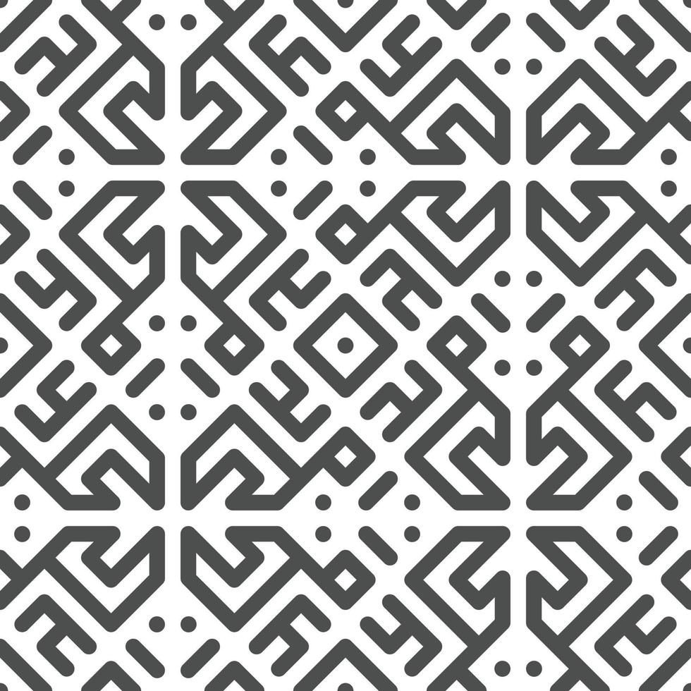 Abstract seamless geometric shape lines pattern vector