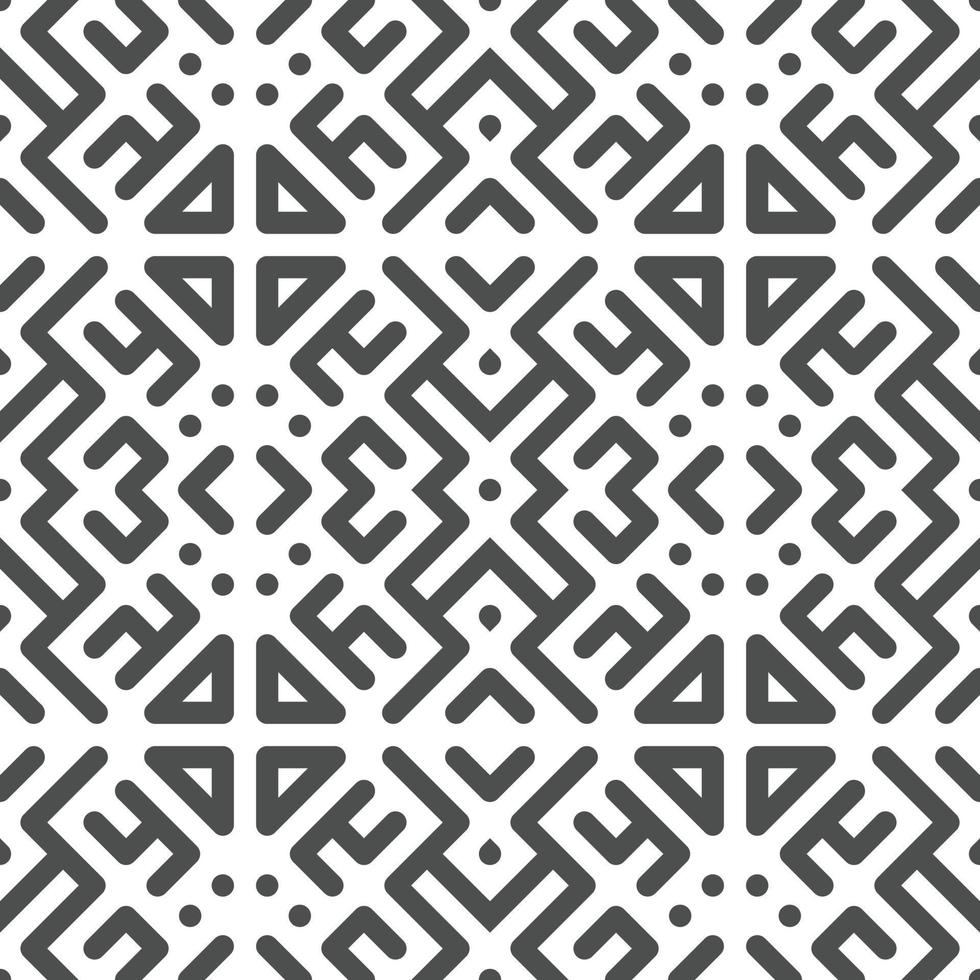 Abstract seamless geometric shape lines pattern vector