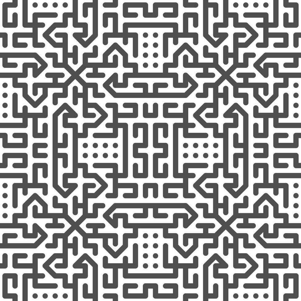 Abstract seamless geometric shape lines pattern vector