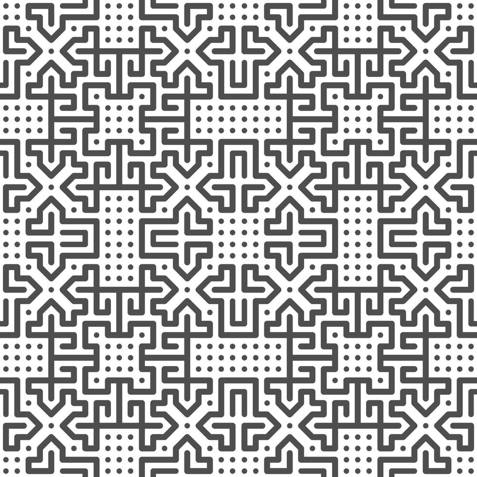 Abstract seamless geometric shape lines pattern vector