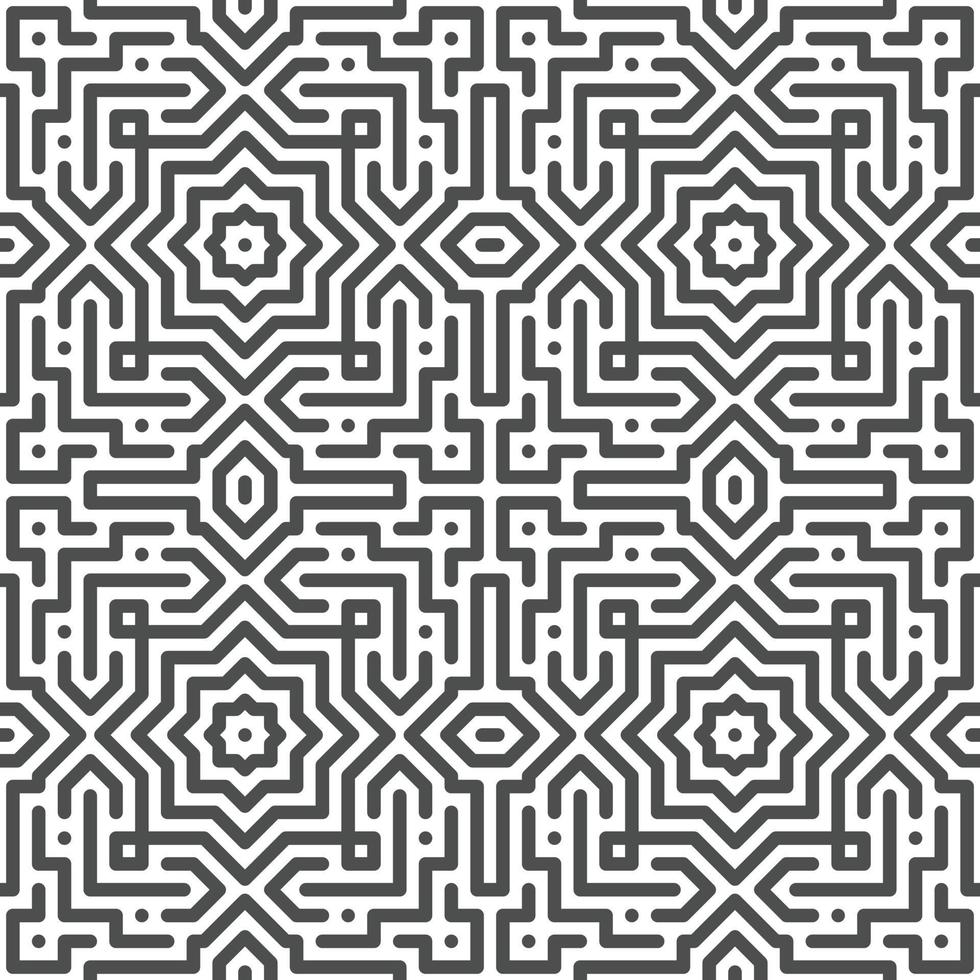 Abstract seamless geometric shape lines pattern vector