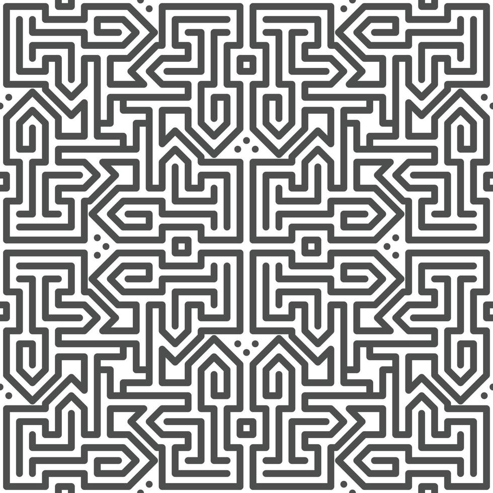 Abstract seamless geometric shape lines pattern vector