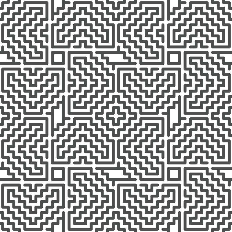 Abstract seamless geometric shape lines pattern vector