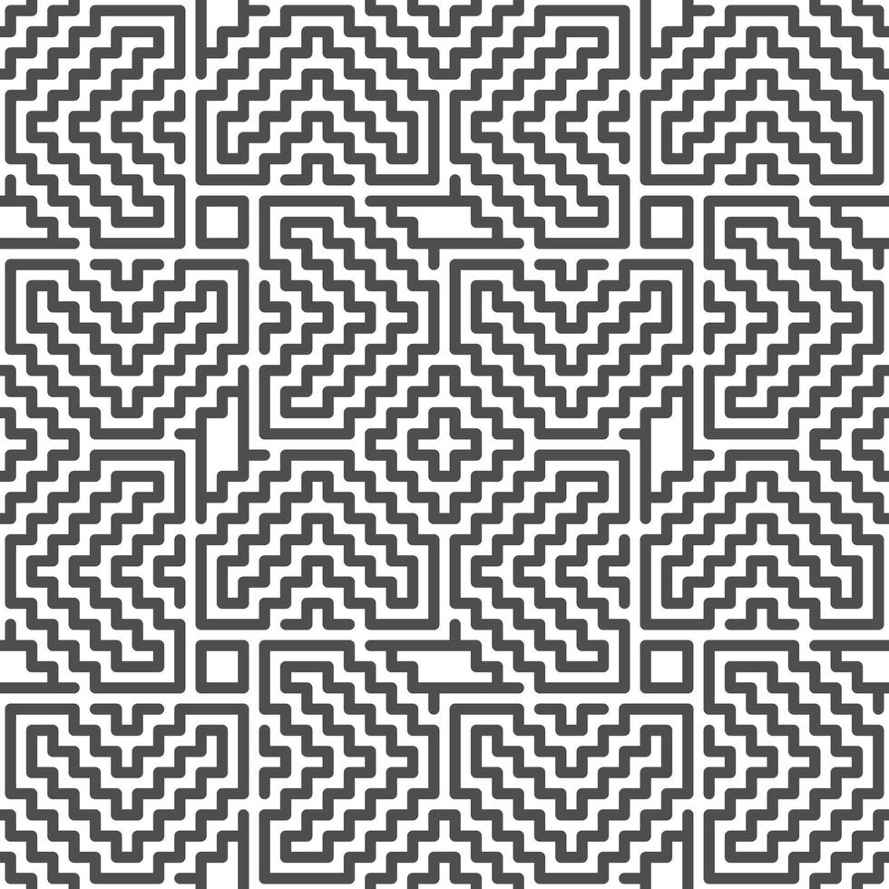 Abstract seamless geometric shape lines pattern vector