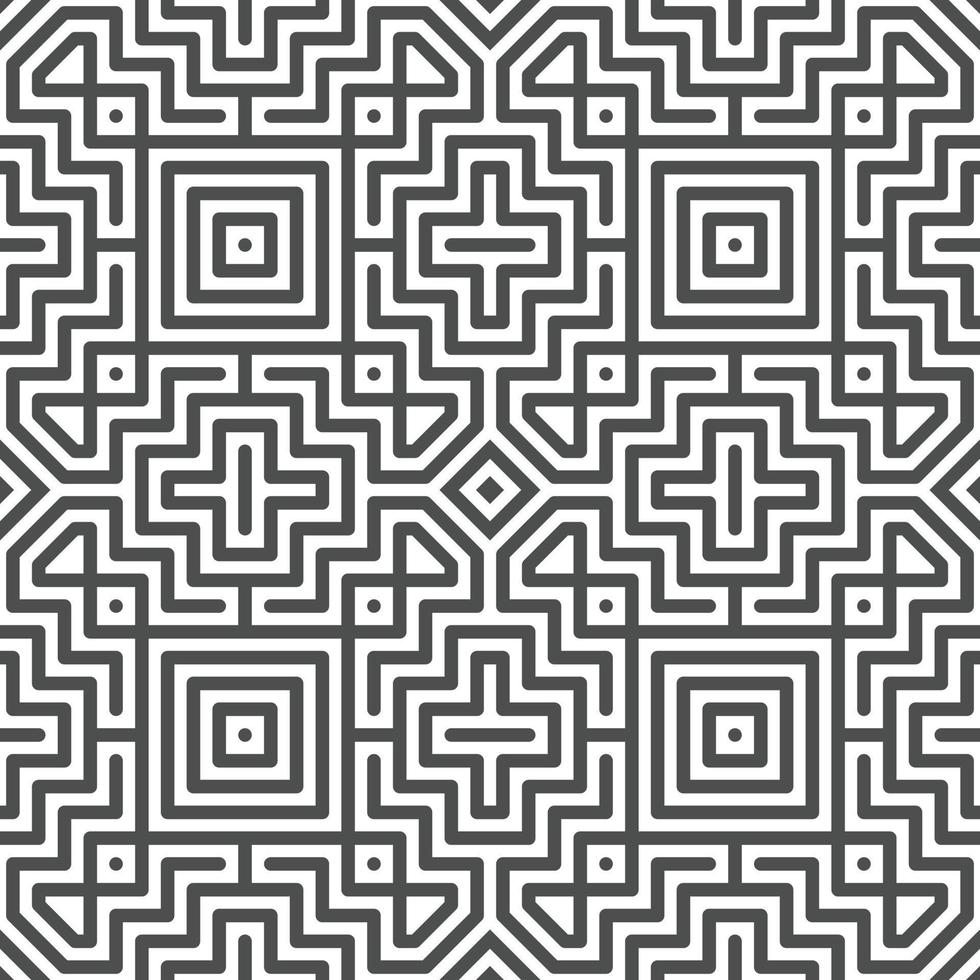 Abstract seamless geometric shape lines pattern vector