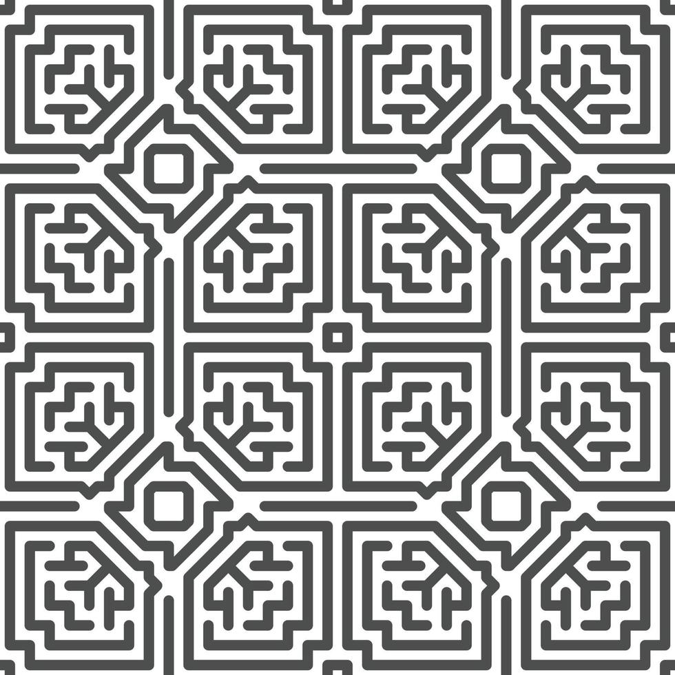 Abstract seamless geometric shape lines pattern vector