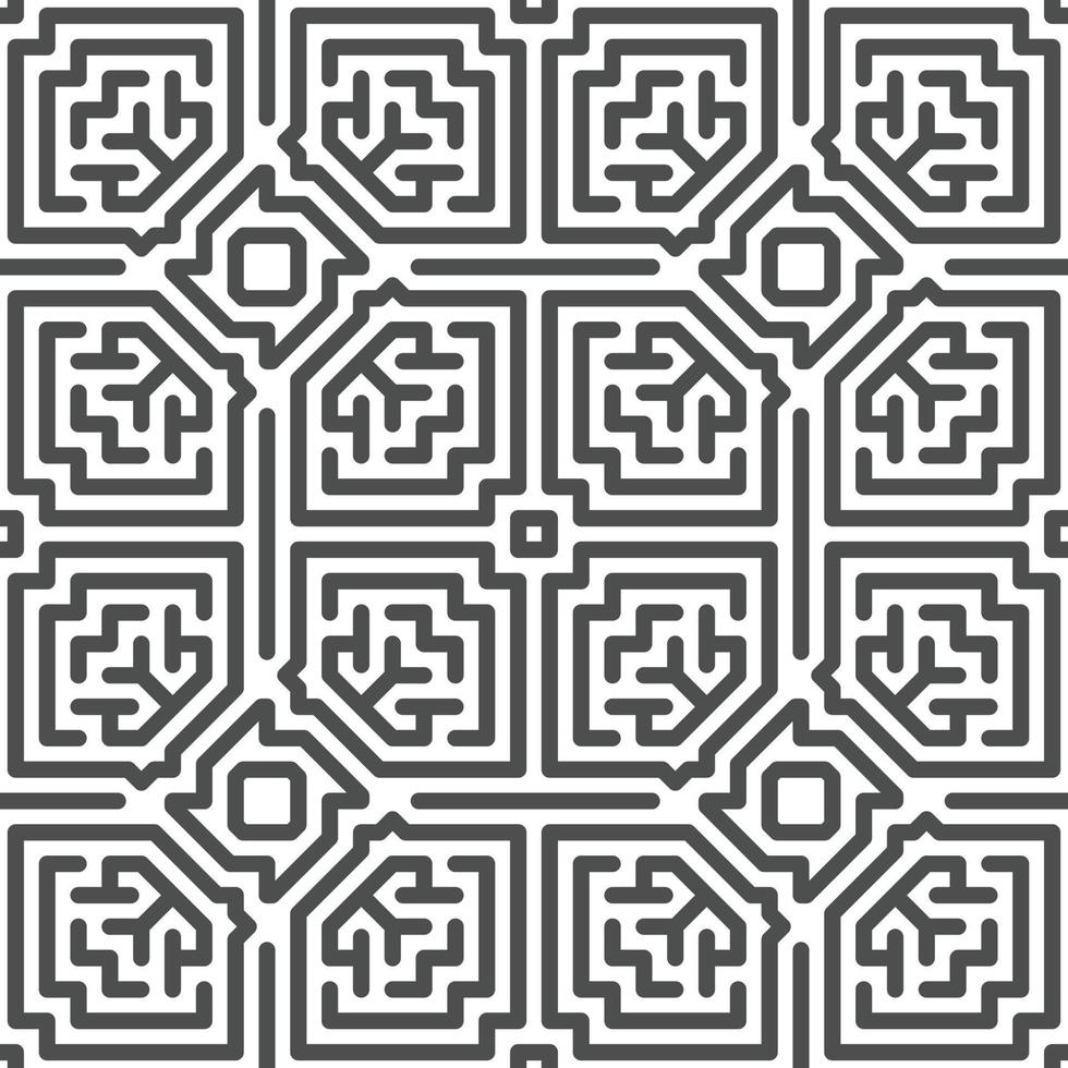 Abstract seamless geometric shape lines pattern vector