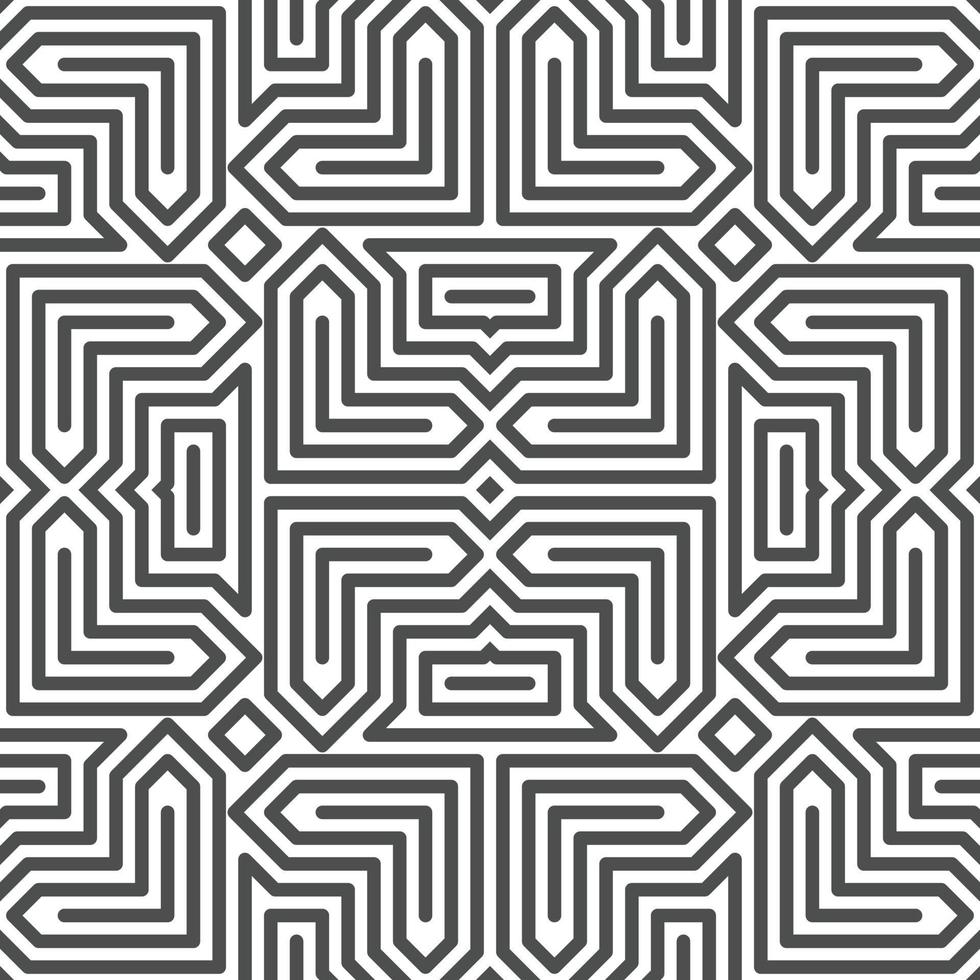 Abstract seamless geometric shape lines pattern vector