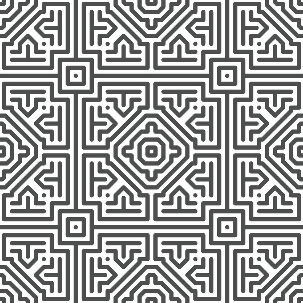 Abstract seamless geometric shape lines pattern vector