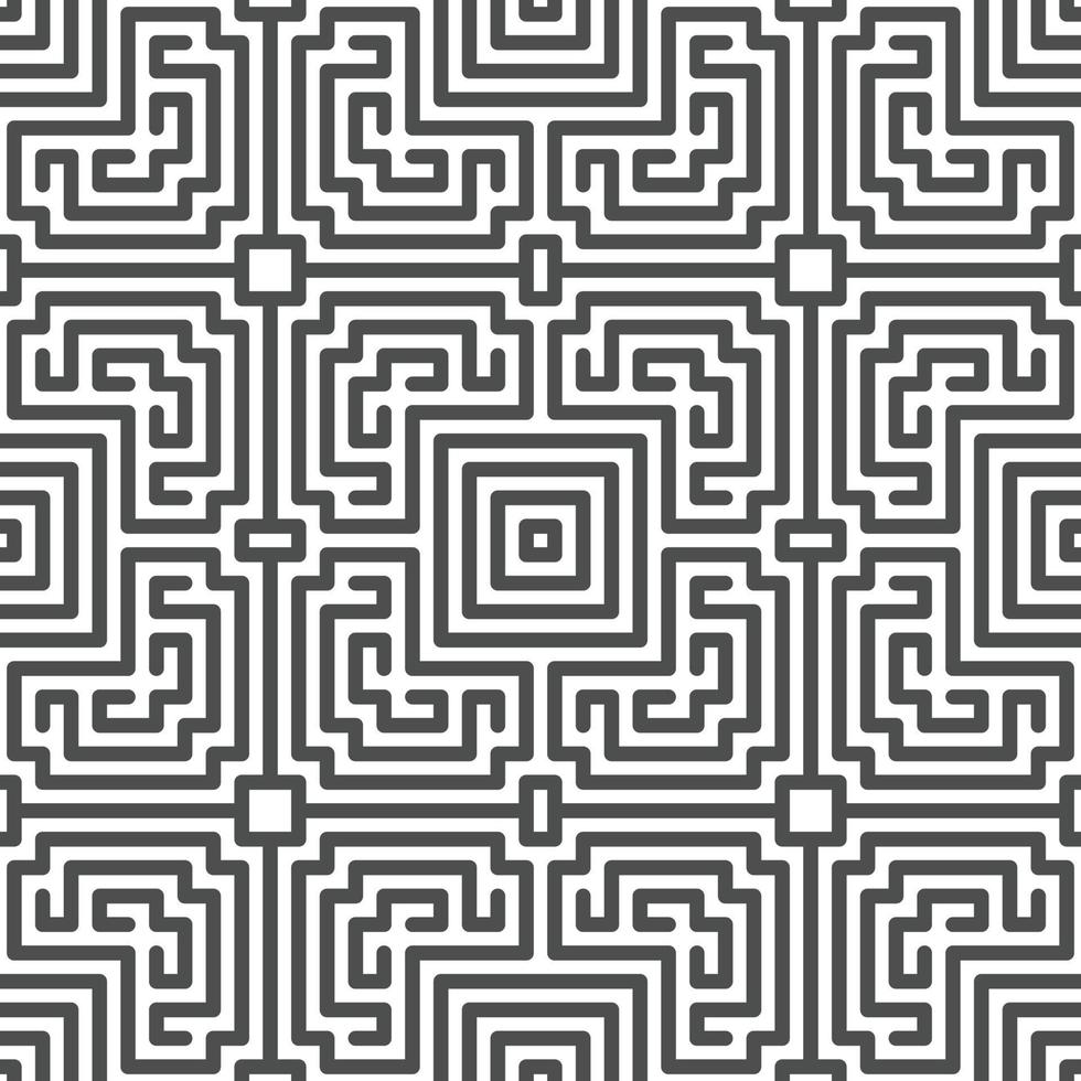 Abstract seamless geometric shape lines pattern vector
