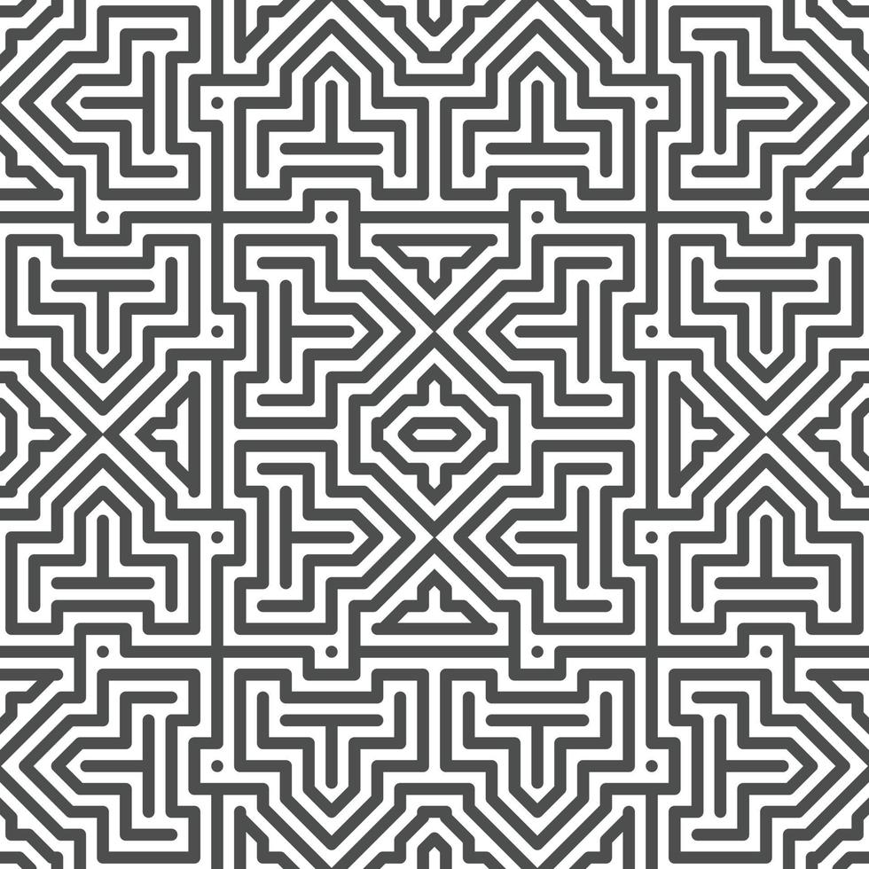 Abstract seamless geometric shape lines pattern vector