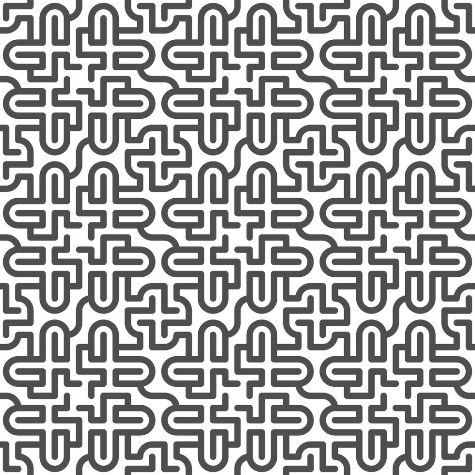 Abstract seamless geometric shape lines pattern vector
