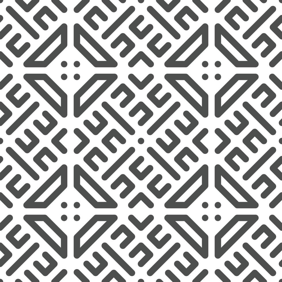 Abstract seamless geometric shape lines pattern vector
