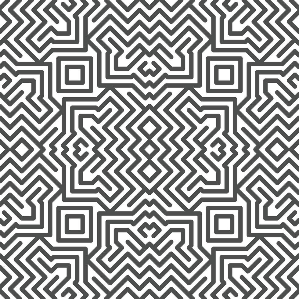 Abstract seamless geometric shape lines pattern vector