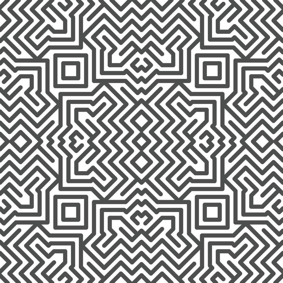 Abstract seamless geometric shape lines pattern vector