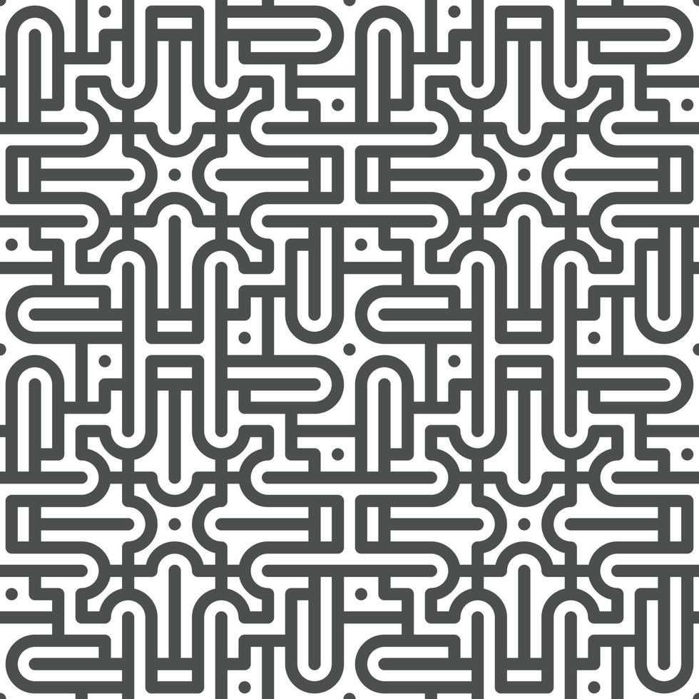 Abstract seamless geometric shape lines pattern vector
