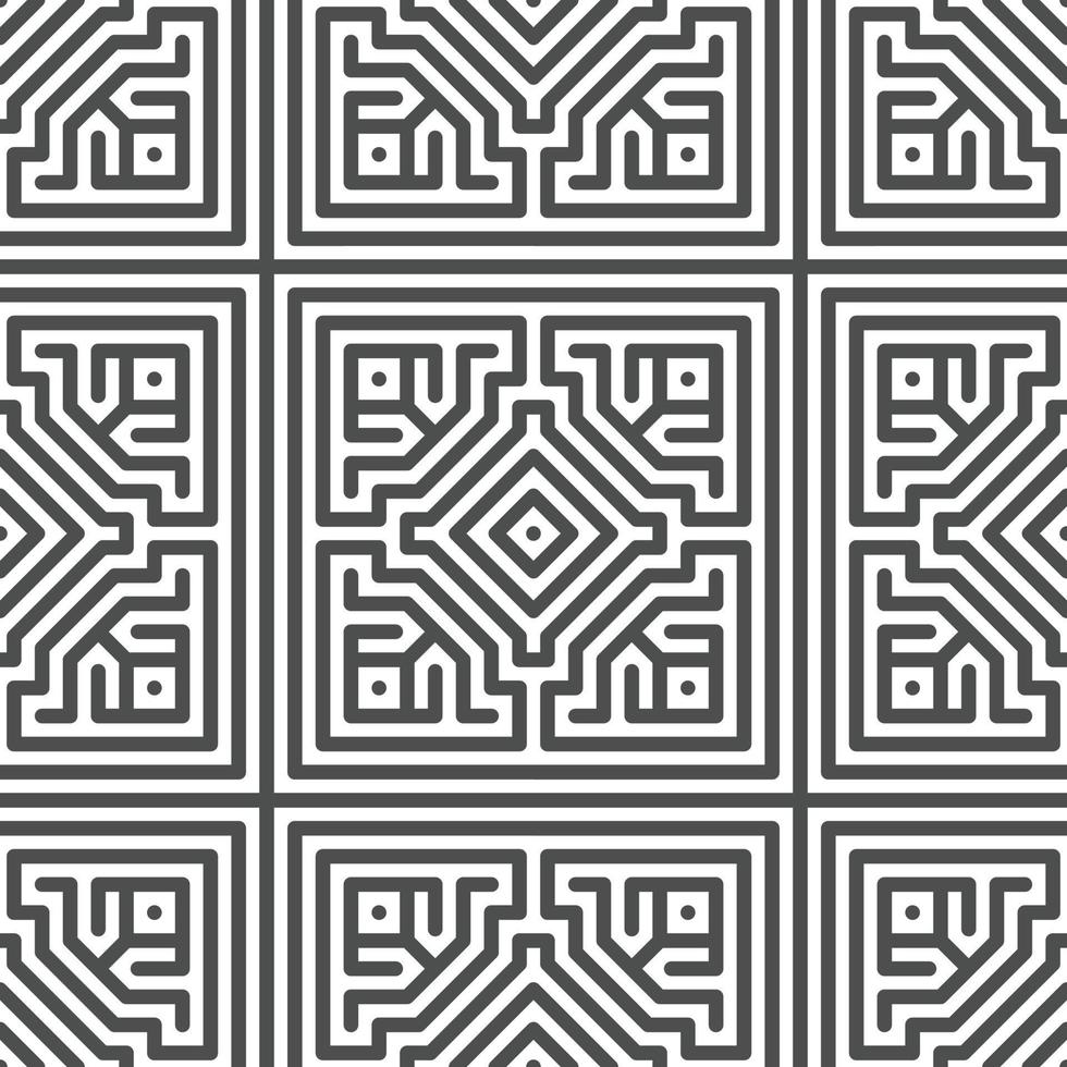 Abstract seamless geometric shape lines pattern vector