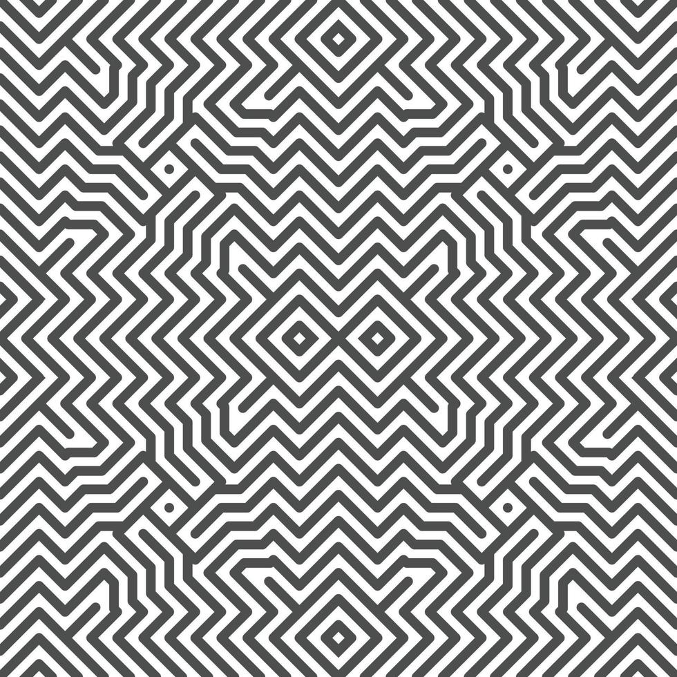 Abstract seamless geometric shape lines pattern vector