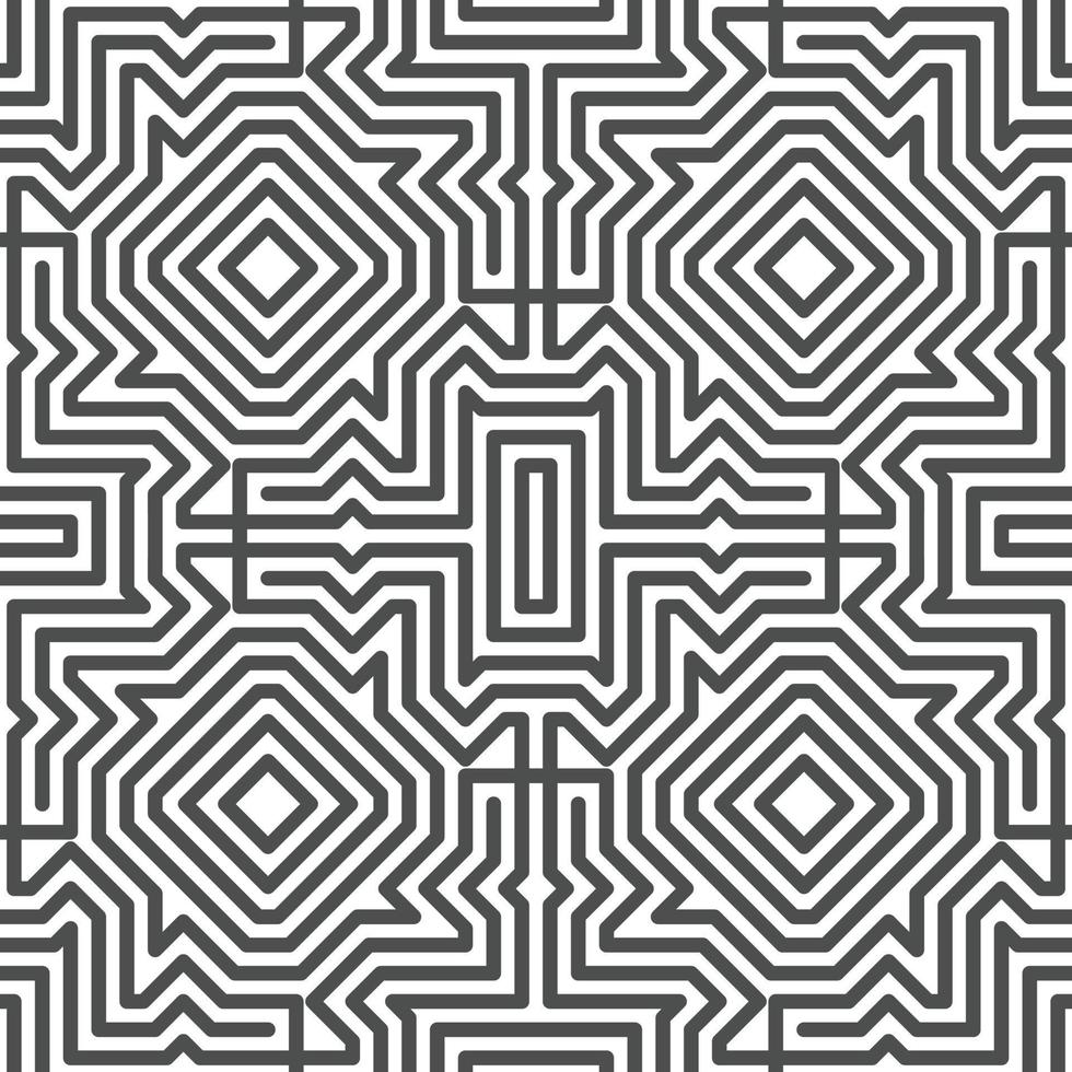 Abstract seamless geometric shape lines pattern vector
