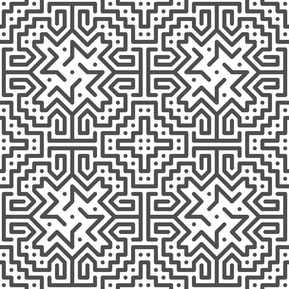 Abstract seamless geometric shape lines pattern vector