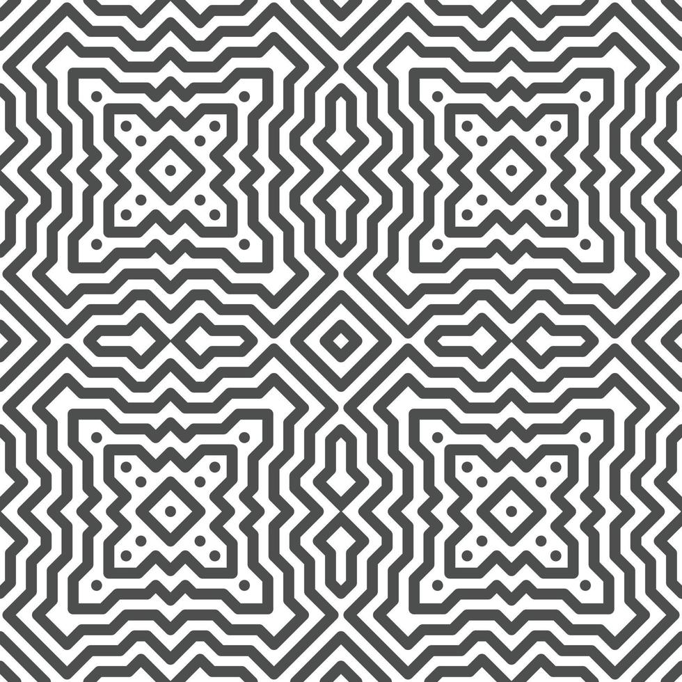 Abstract seamless geometric shape lines pattern vector
