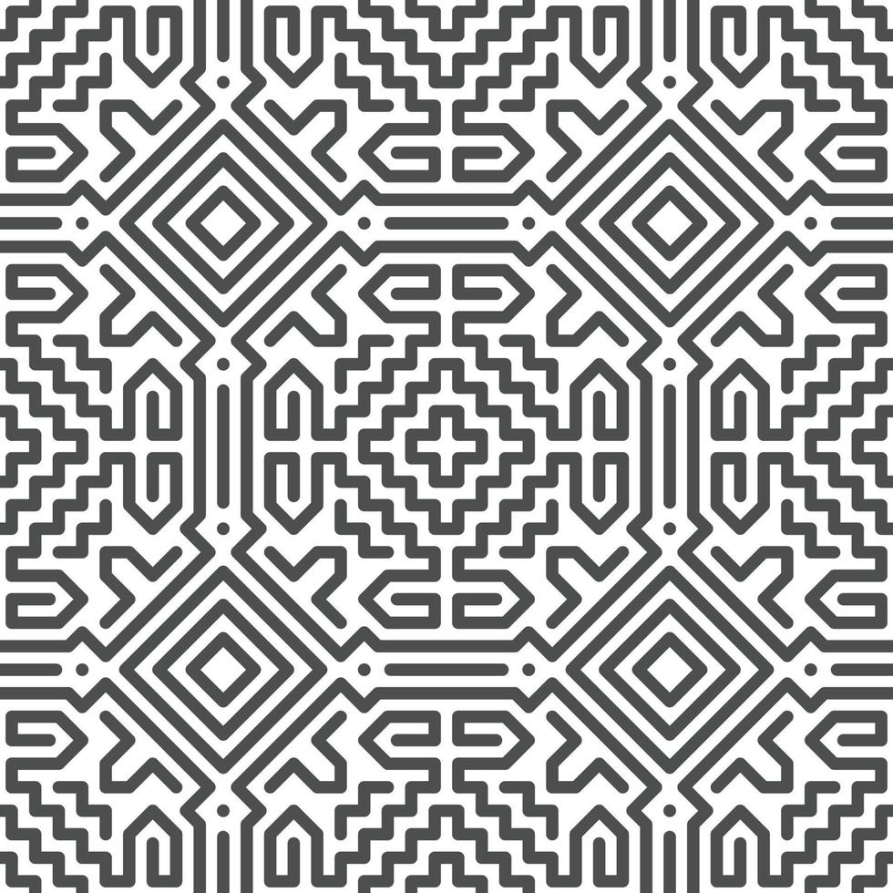 Abstract seamless geometric shape lines pattern vector