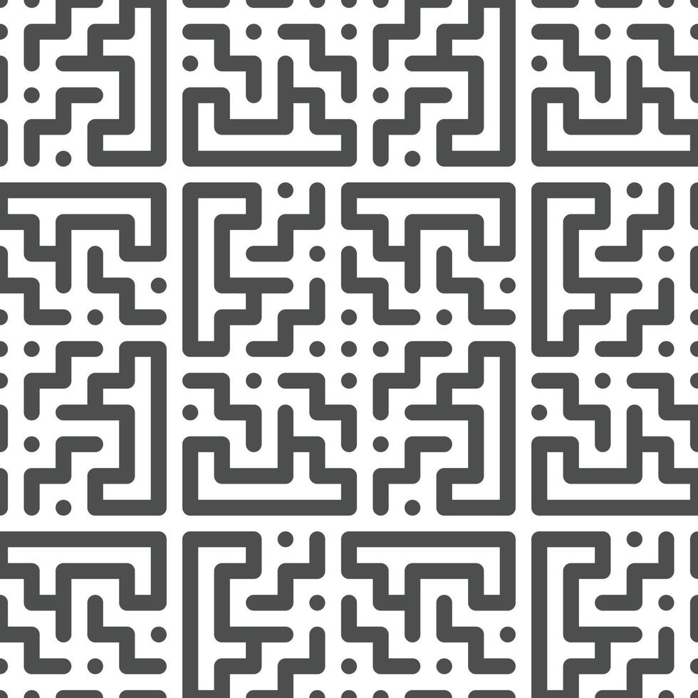Abstract seamless geometric shape lines pattern vector