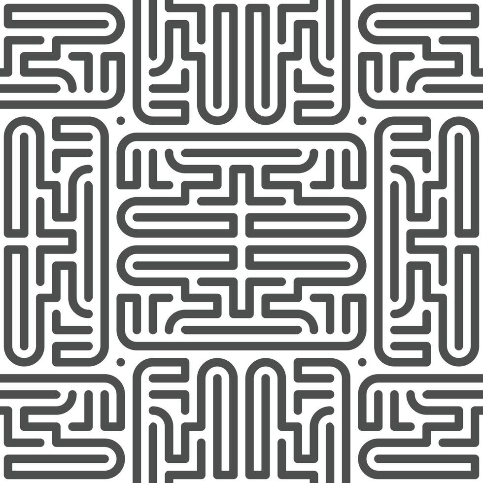 Abstract seamless geometric shape lines pattern vector